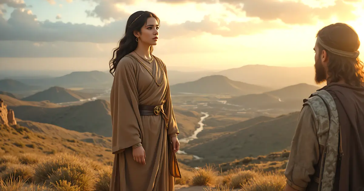 Deborah the prophetess and judge speaking to Barak before the battle against Sisera – Judges 4