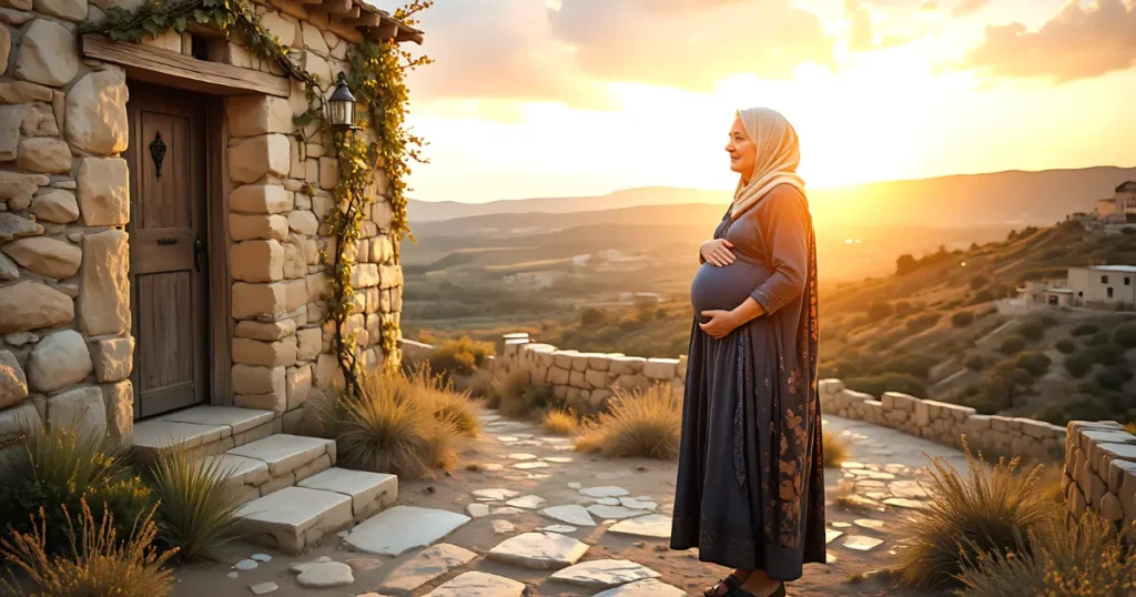 Elizabeth in the Bible, elderly woman showing faith and hope during pregnancy in ancient times