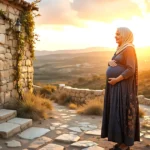 Elizabeth in the Bible, elderly woman showing faith and hope during pregnancy in ancient times