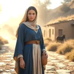 Mary the mother of Jesus in Nazareth, a young woman chosen by God in a biblical setting