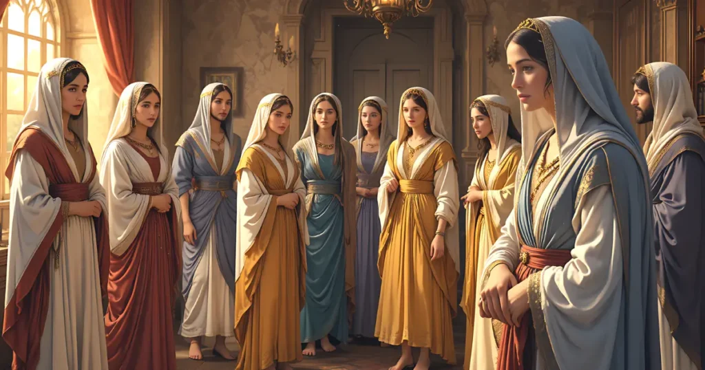 Abital wife of David among women in the royal household in the Bible