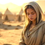 Bilhah in the Bible standing