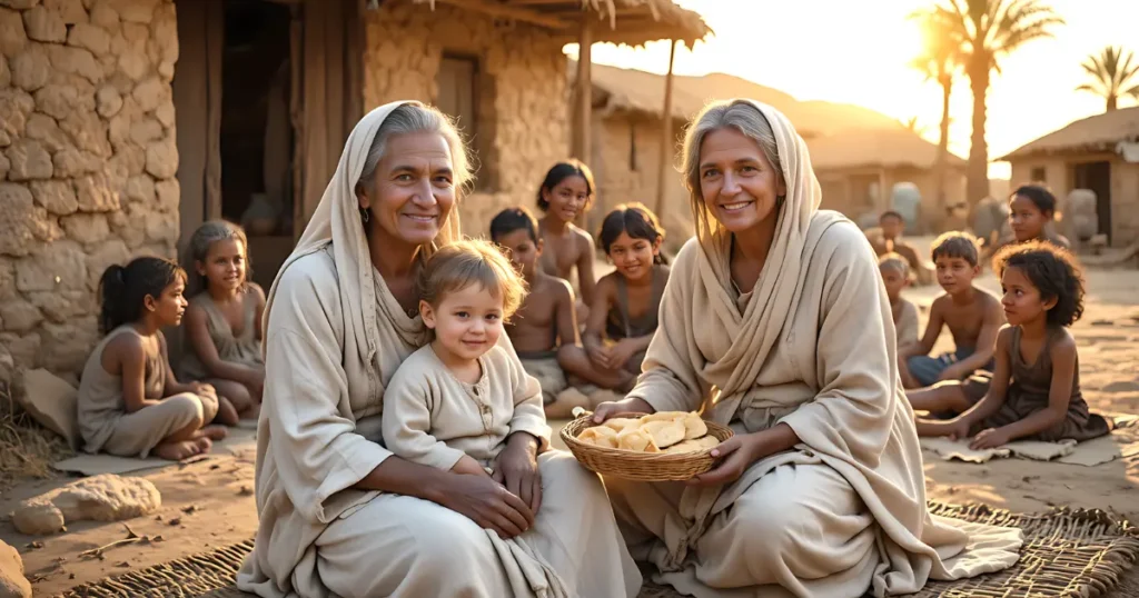 God blessing Shiphrah and Puah with families of their own as a reward for their courage