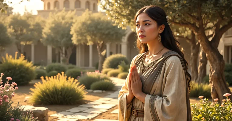 susanna and the elders, susanna in the Bible standing with courage in a Babylonian garden while trusting God during injustice