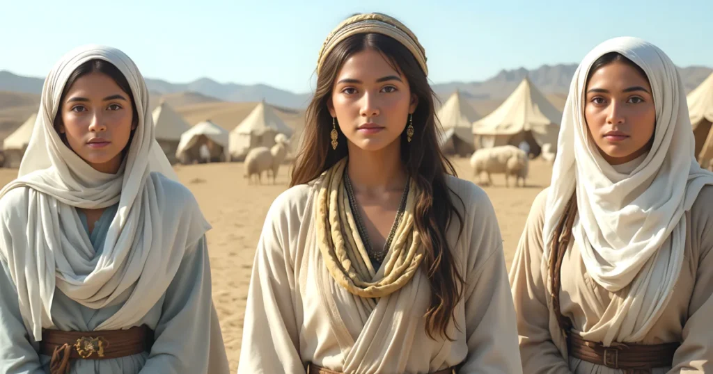 Sarah, Hagar, and Keturah during Abraham's lifetime in Genesis