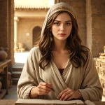 Pilate’s wife warning her husband about Jesus after her troubling dream